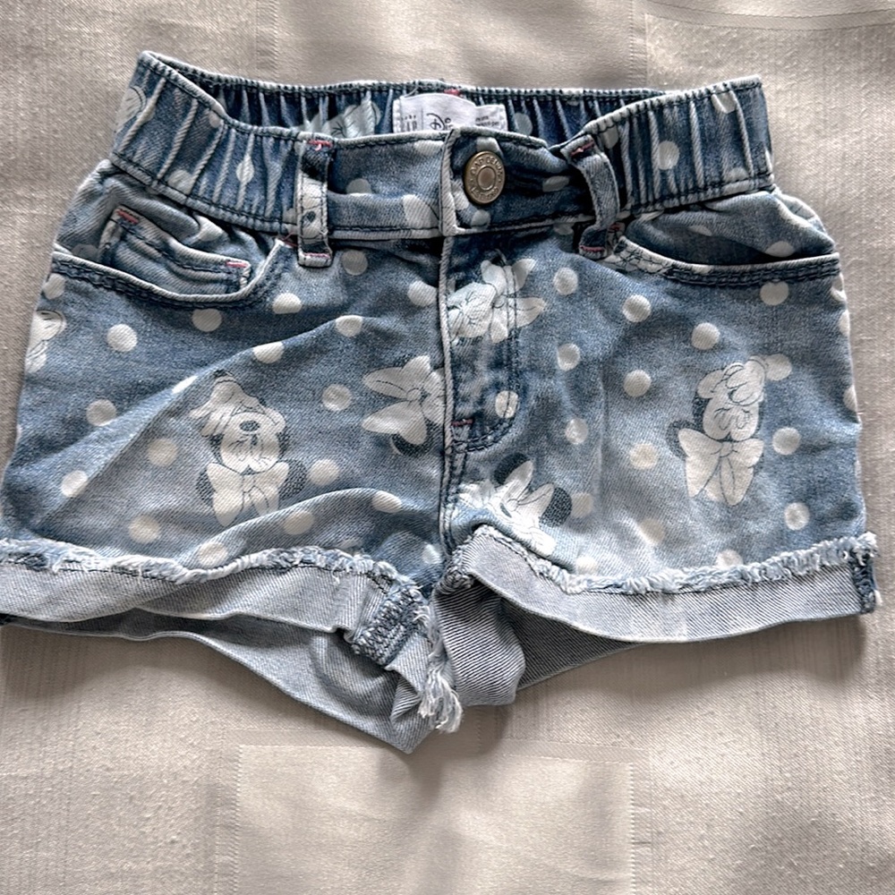 Baby Gap Minnie Mouse Jean Toddler Shorts